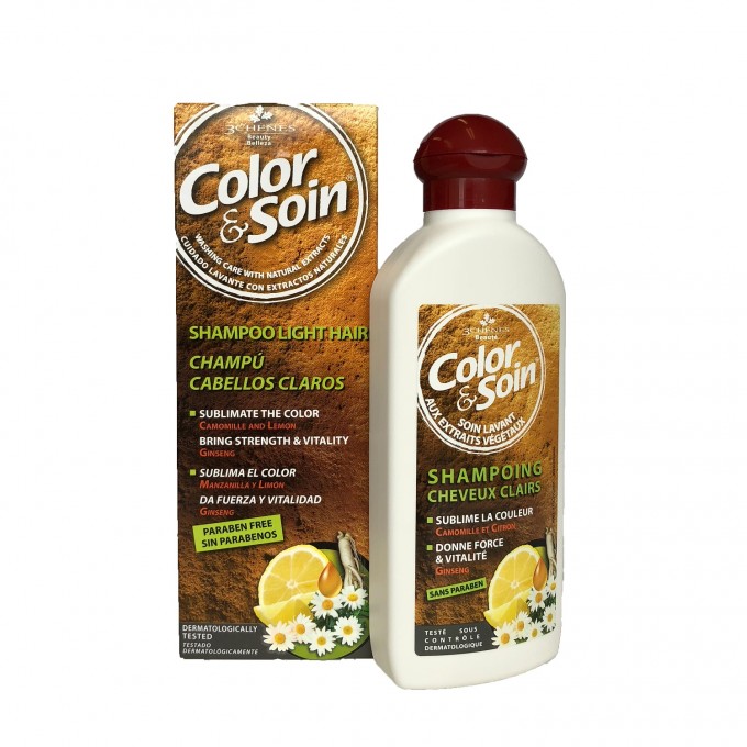Shampoo cabello tenidos claros