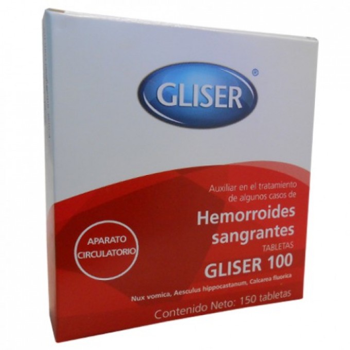 Gliser # 100 Hemorroides Sangrantes